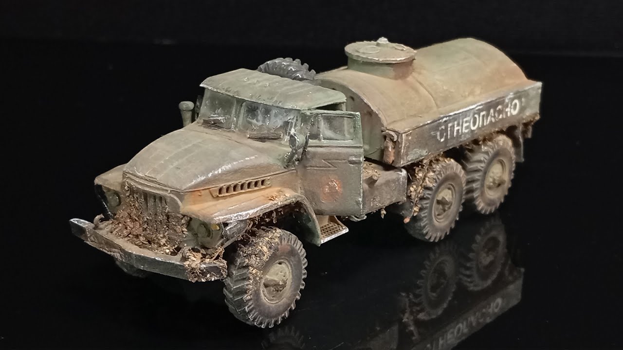ATZ-5-375 | scale 1/72 ICM. Assembly, Painting and Weathering of the model | Scale Models