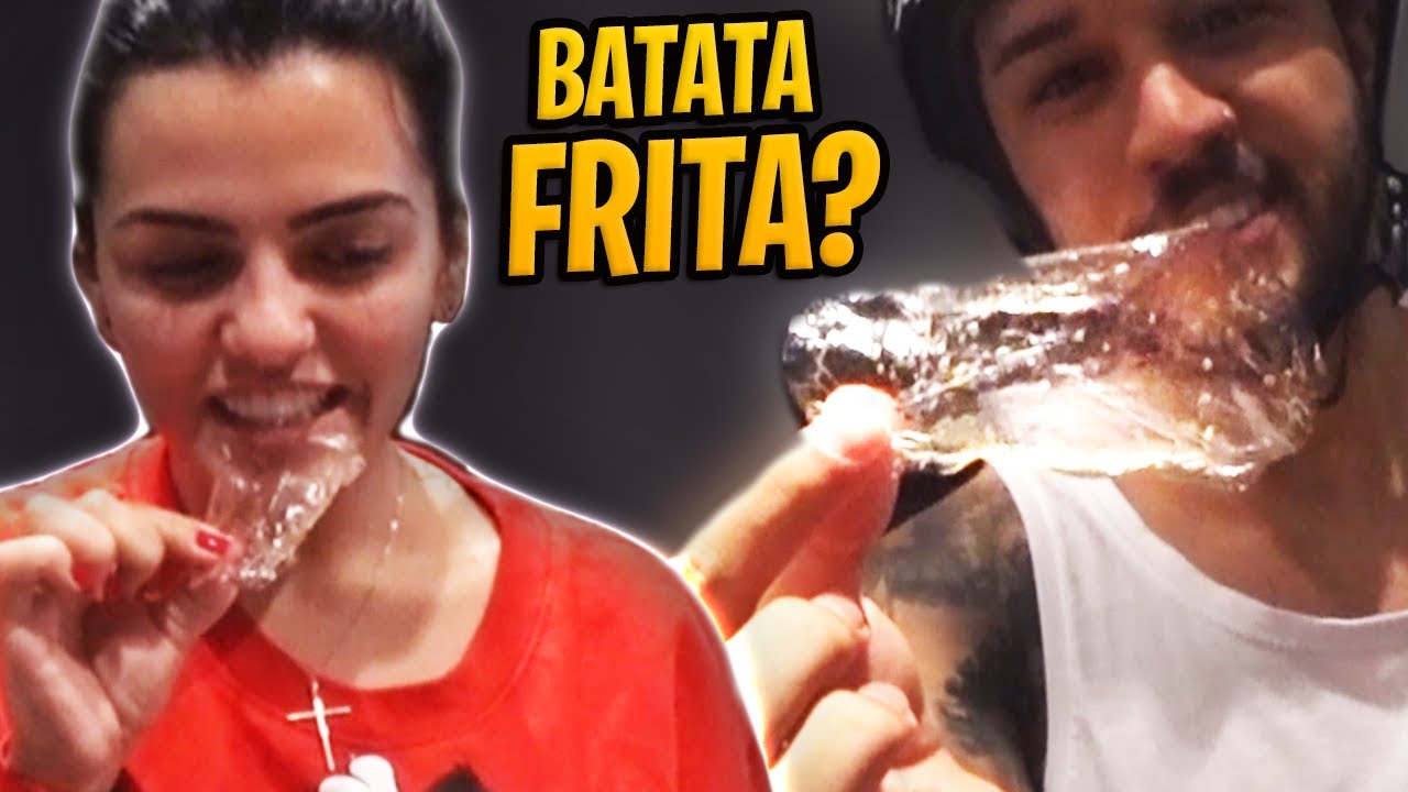 A GENTE COMEU BATATA FRITA TRANSPARENTE, SURREAL! 😨