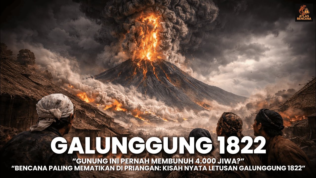 PART 1 | "Ketika Galunggung Murka: Letusan 1822 yang Mengubah Wajah Jawa Selamanya”