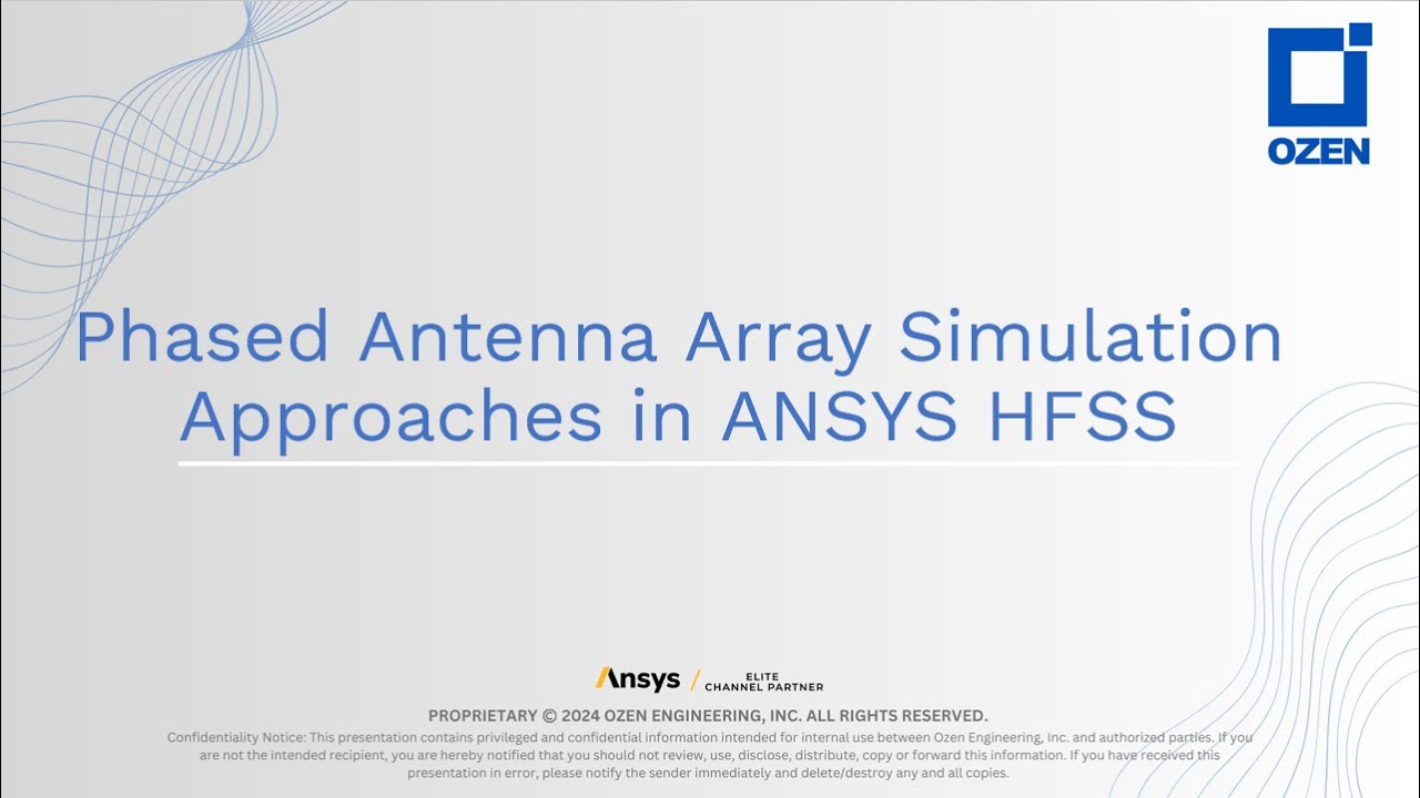 Методы моделирования фазированной антенной решетки в ANSYS HFSS