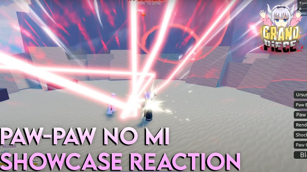 [GPO] Reacting to the new paw paw no mi...