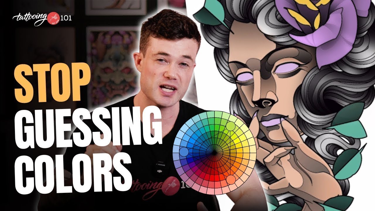 Tattoo Color Theory | Color Harmony Tutorial in Procreate