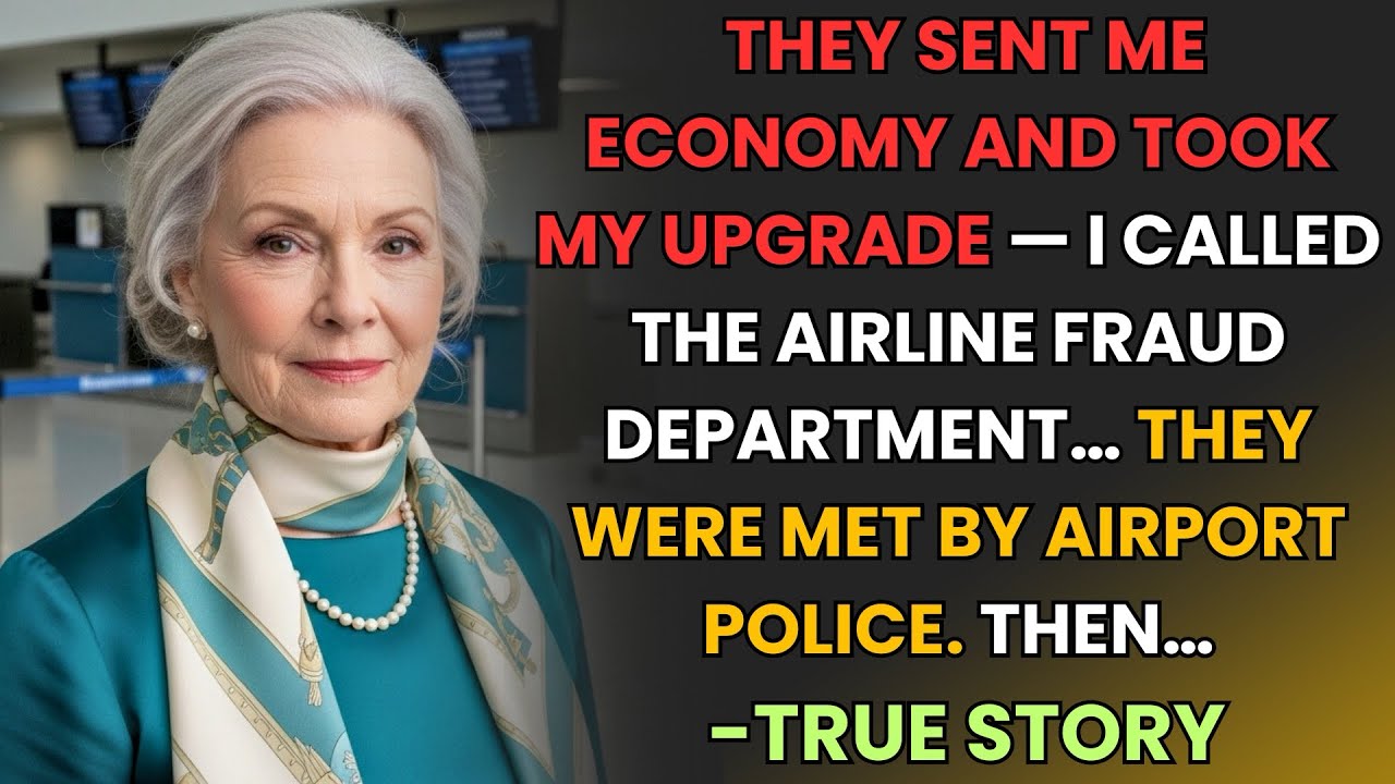 HER TRUE STORY FROM USA 👵✈️ They Sent Her to Economy & Took Her Seat. She Called Airline Fraud and..