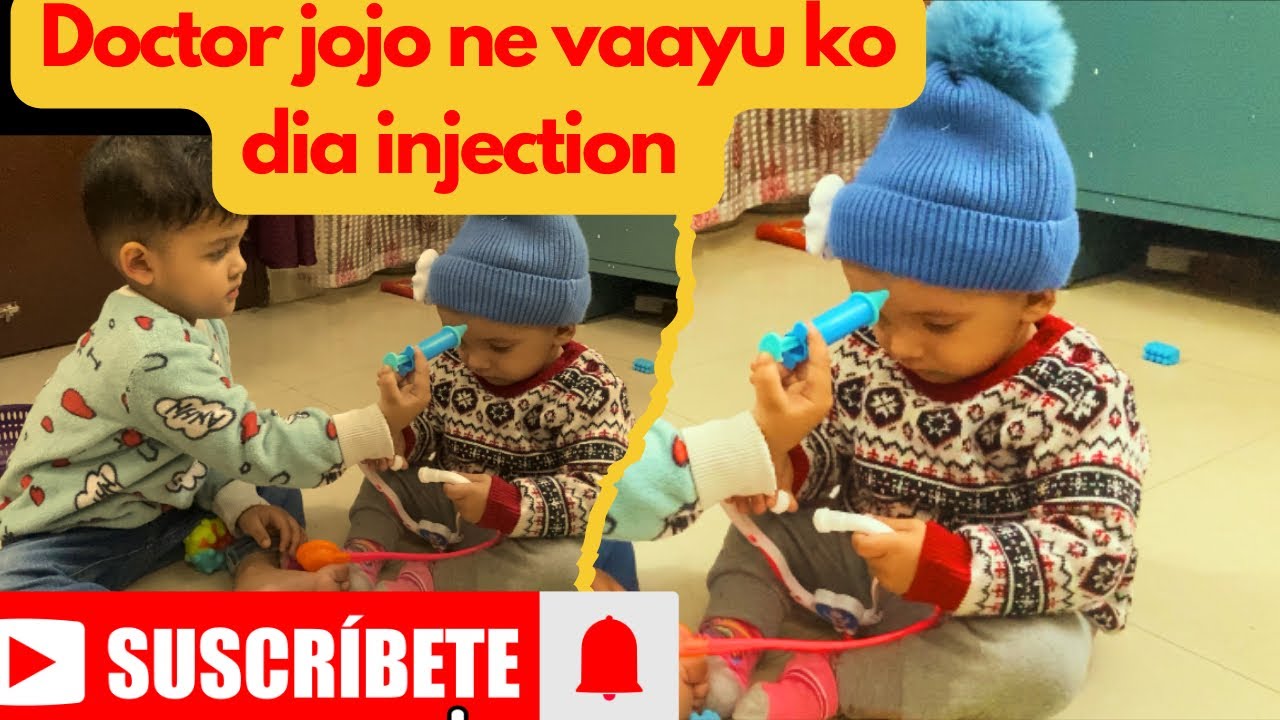 Doctor jojo ne vaayu ka kiya treatment | Chhote bachho ki pyari video. 😀❤️❤️🎉