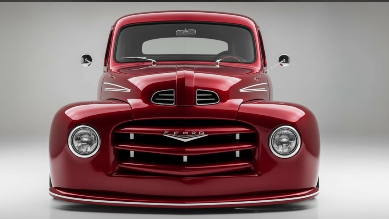 2025 Ford F-1 Vintage Pickup Is BACK! 🔥 Classic 1948 Style Meets Modern Power | Full Review & Specs