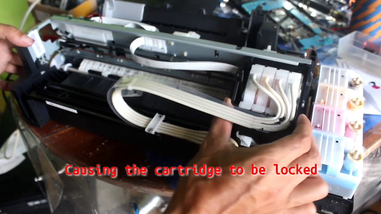 Epson l120 both blinking lights solution