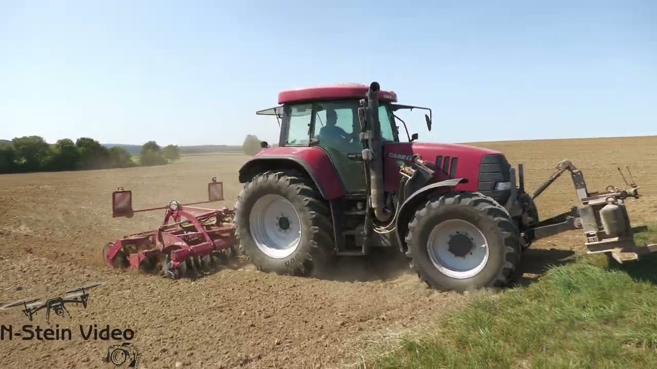 CASE CVX 150 mit der Horsch Scheibenegge / Saatbeet Vorbereitung für den Rapps 2025
