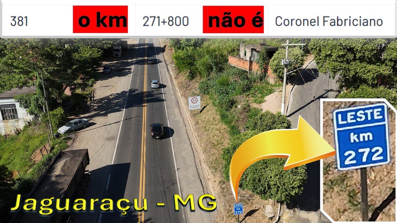 BR 381 - NA TABELA, a MARCAÇÃO dos RADARES NÃO CORRESPONDEM aos MUNICÍPIOS!