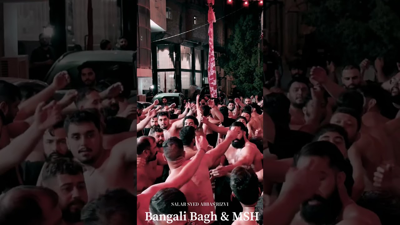 5th Muharram Pursadari | MSH & Bangali Bagh #azadari #alimola #matamdari
