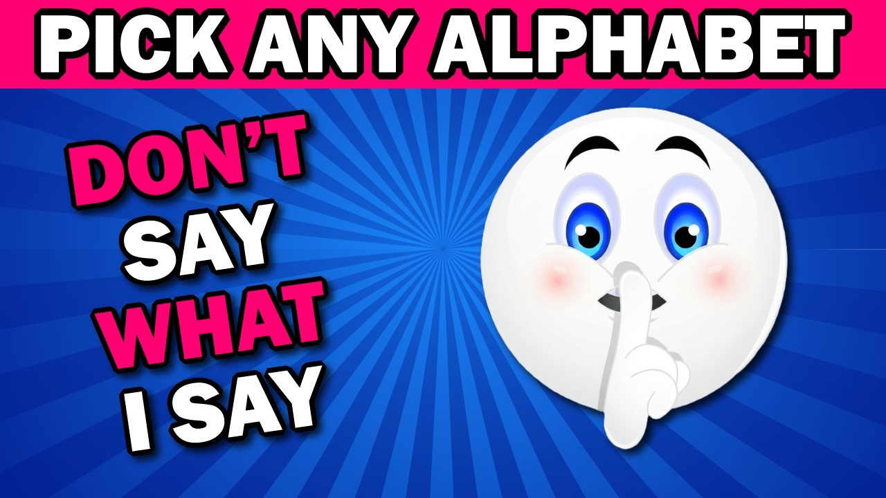 Avoid Saying the Same Thing as Me | Say Something Different 
