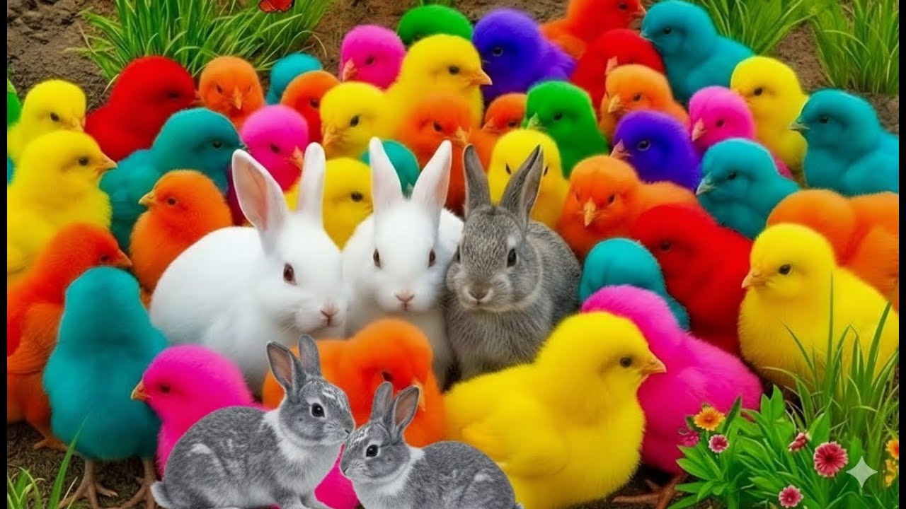 Menangkap Ayam Warna-Warni yang Lucu Bareng Hewan-Hewan Gemas Lainnya