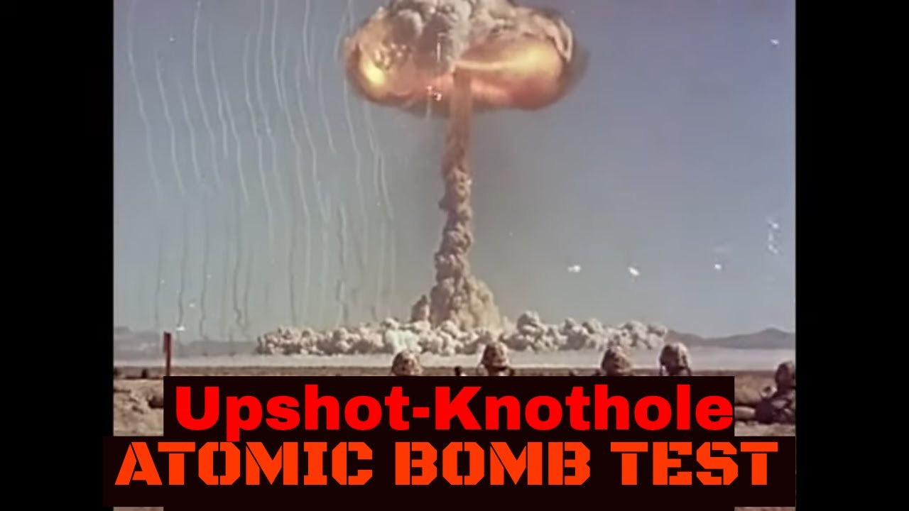 OPERATION UPSHOT KNOTHOLE ATOMIC BOMB TEST  