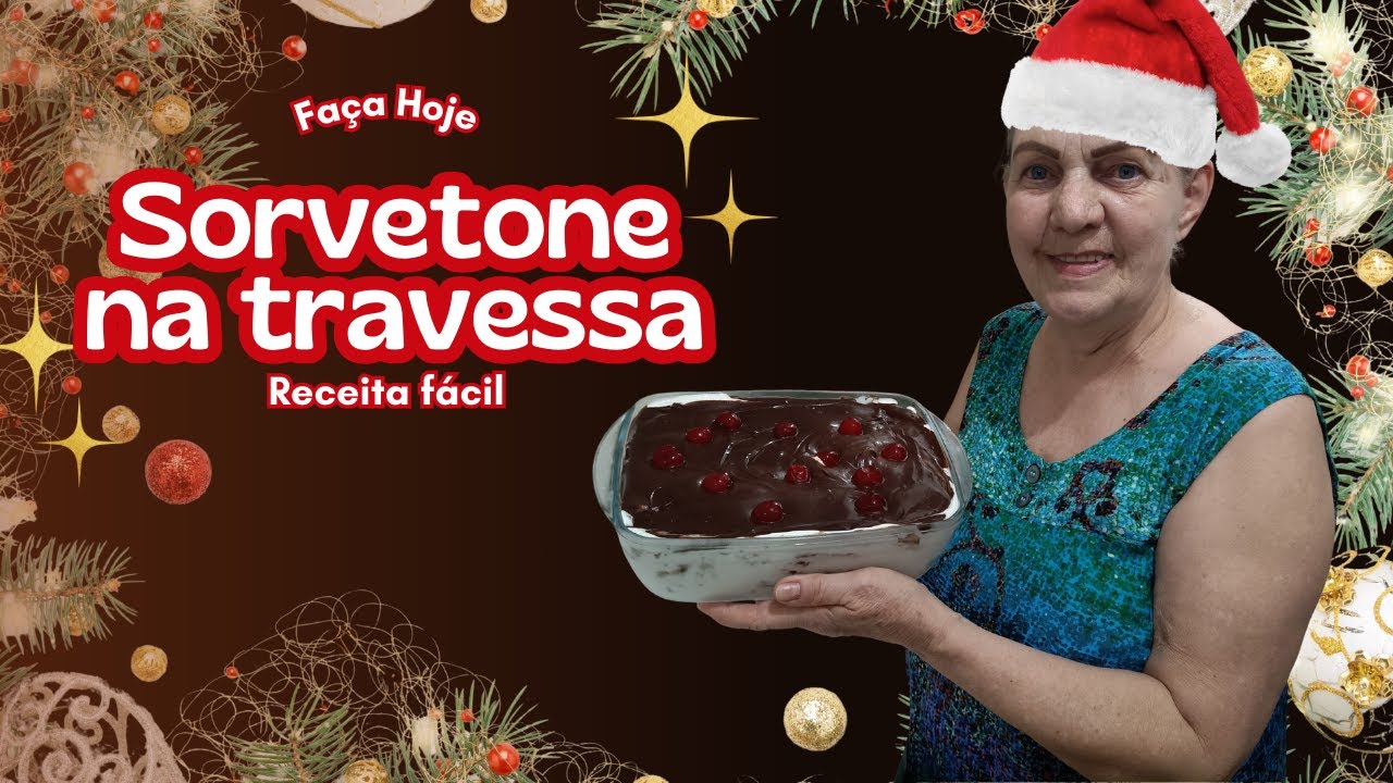 Sorvetone na Travessa - #sorvete #chocotone #chocolate #receitas #natal #doces #viral_video