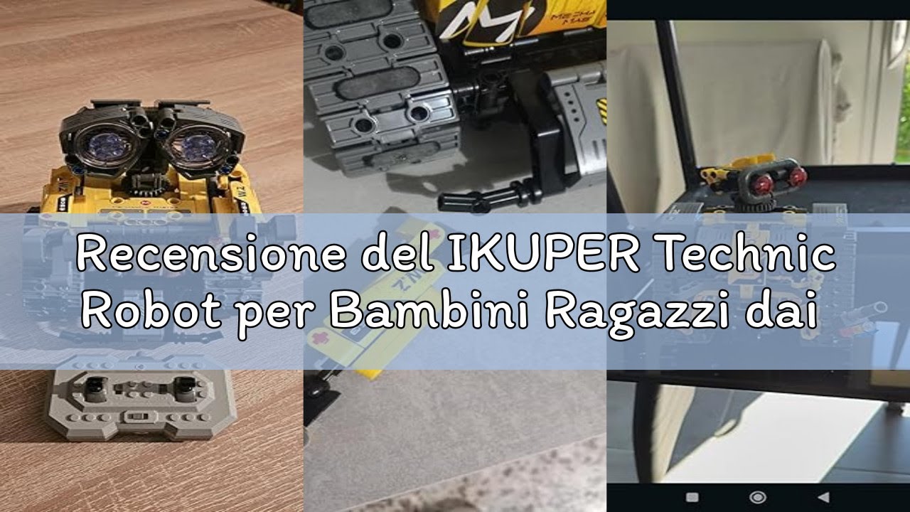 Recensione del IKUPER Technic Robot per Bambini Ragazzi dai 6 ai 12 Anni, Set Robotico Programmabile