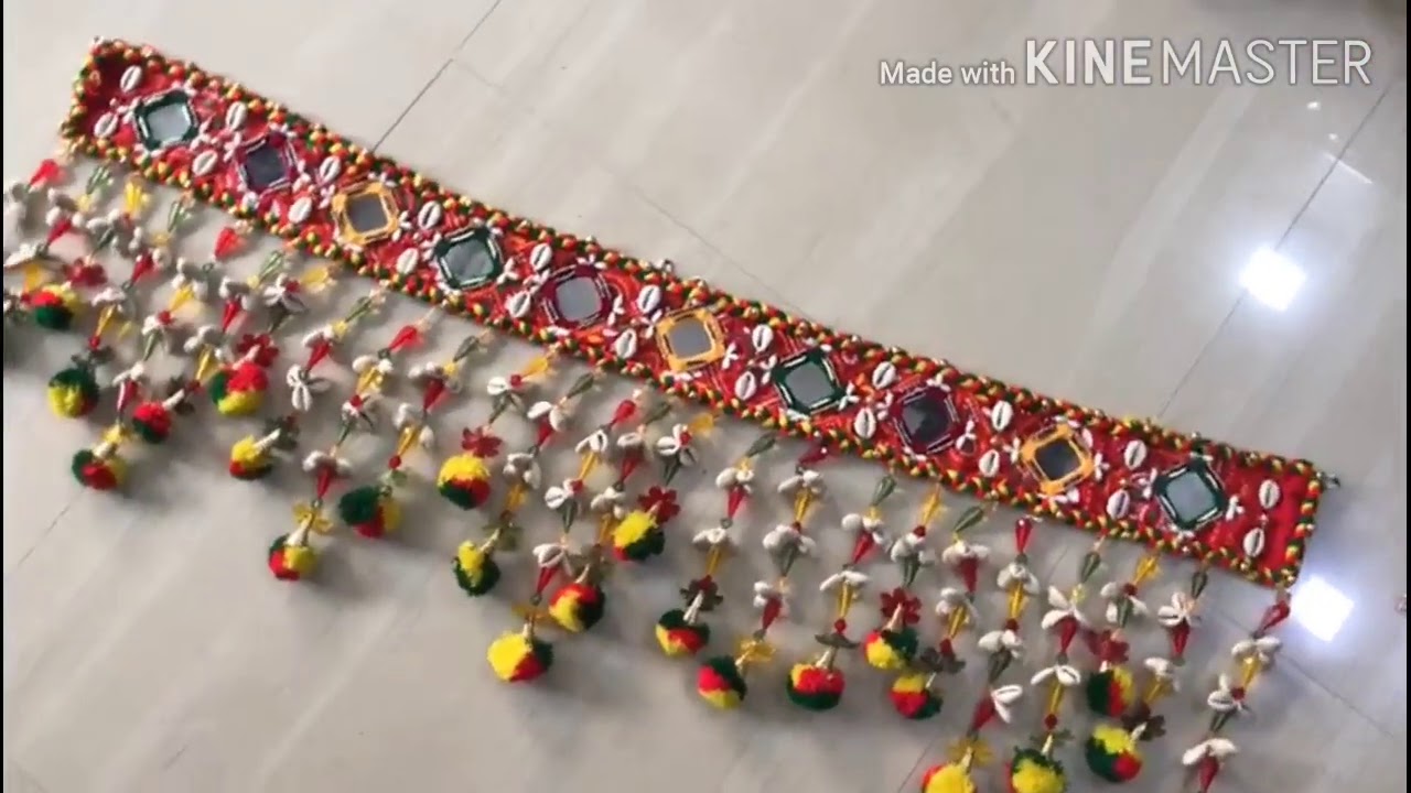 Decoration toran kodi and khap work #kodiwork #khapwork