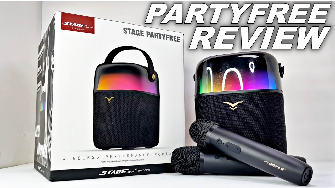 STAGE PARTYFREE KARAOKE MACHINE UNBOXING / REVIEW !!!