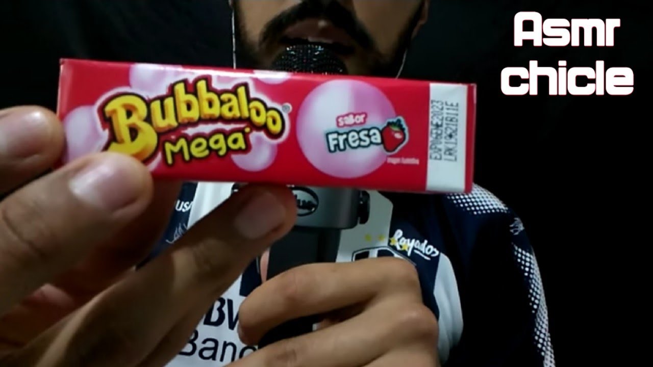 ASMR para DORMIR RICO Masticando CHICLE y Saludando a SUSCRIPTORES