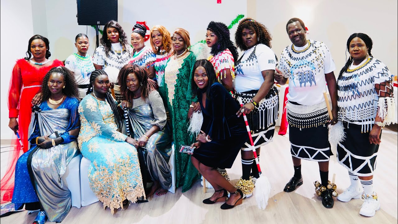 Aweil Women Christmas Party in Calgary, Alberta head by chairwoman Atong Noon Agany on Dec 17, 2022