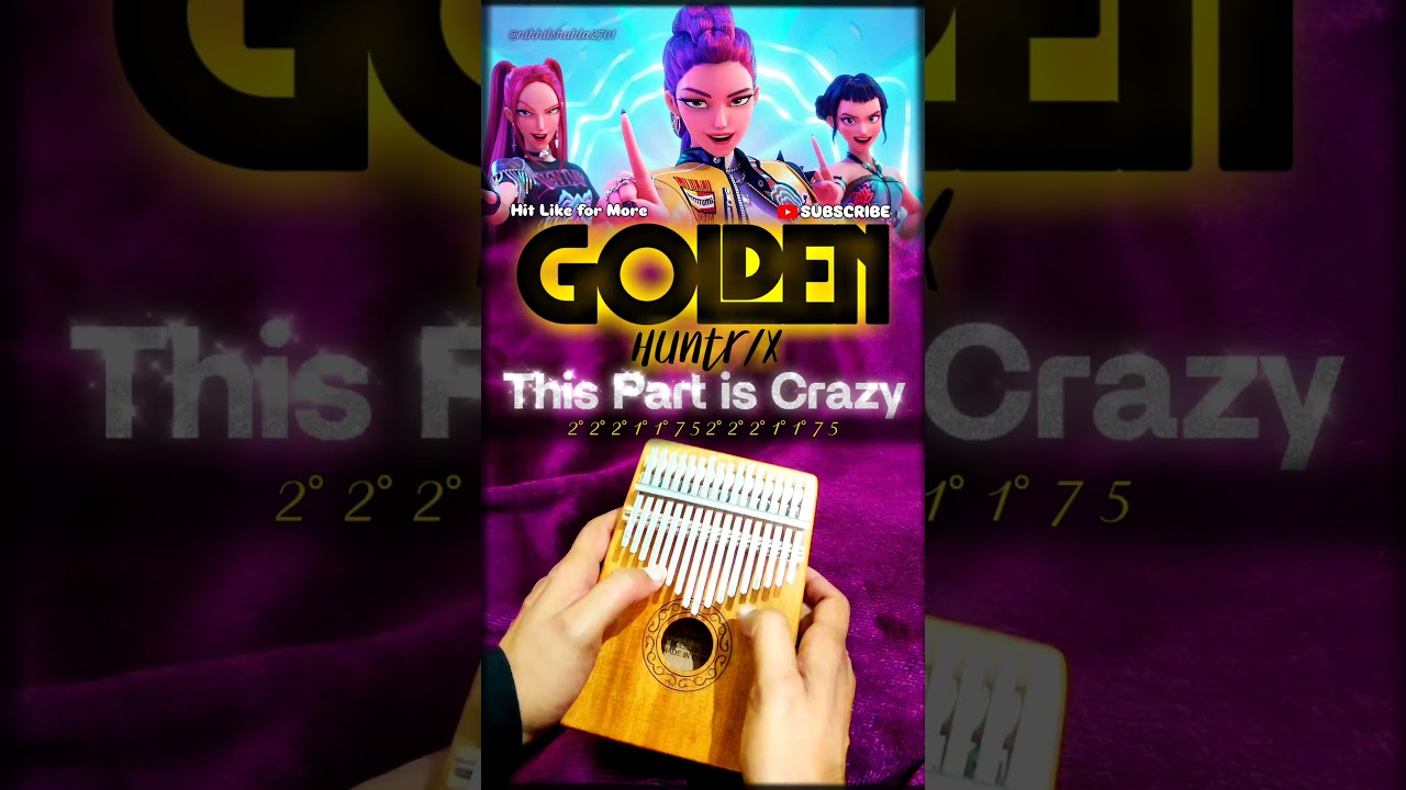 "Golden - Huntrix Song" Sounds AMAZING on Kalimba! 