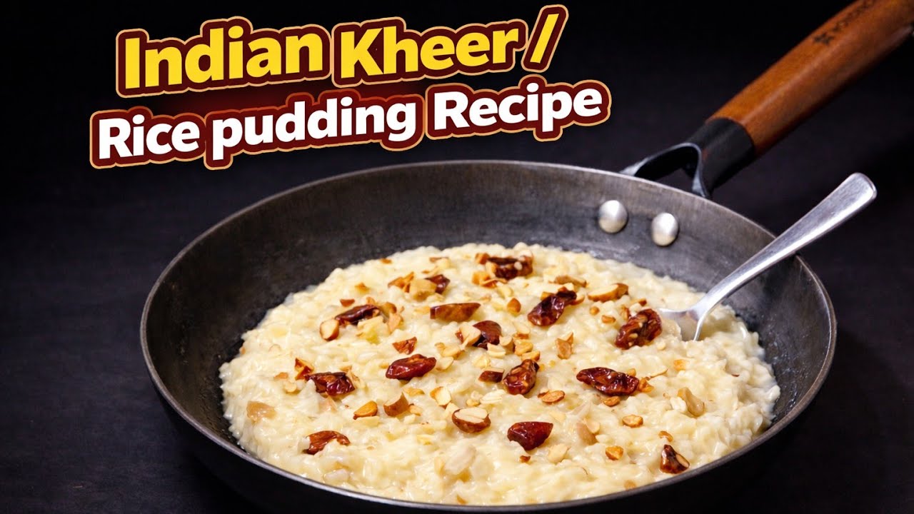 Kheer in 30 minutes | Indian rice pudding | Cooking sounds