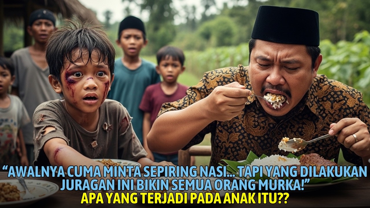 Anak Ini Cuma Minta Sisa Makanan… Tapi Yang Terjadi Setelah Itu Bikin Semua Orang Murka!