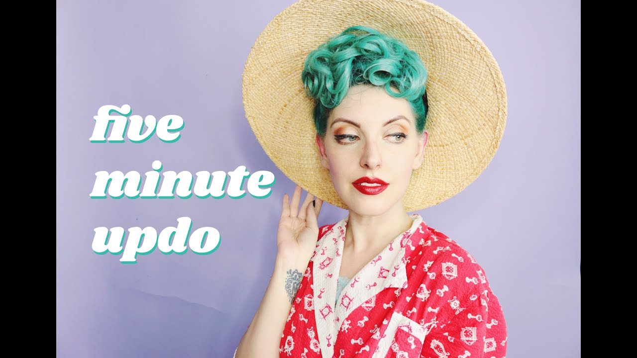 How to Style a Faux Poodle | Easy Vintage Hair Part 2