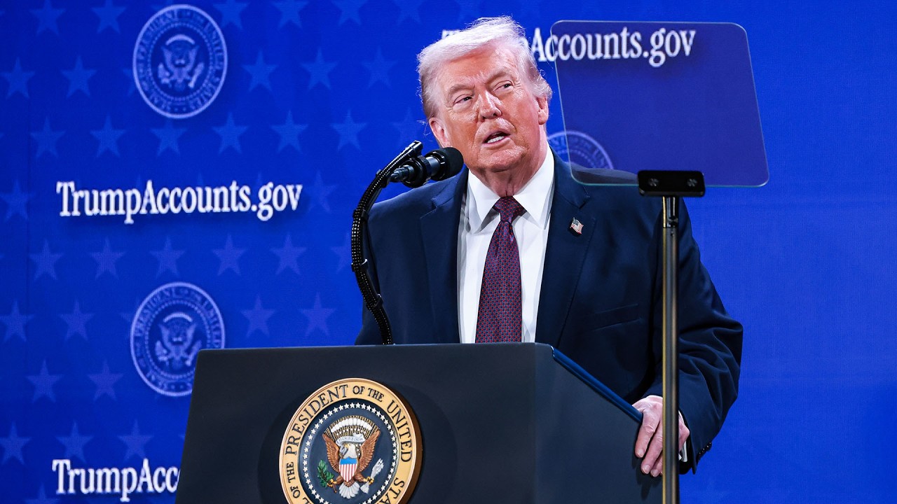 LIVE: Trump participates in event marking launch of Trump Accounts | NBC News