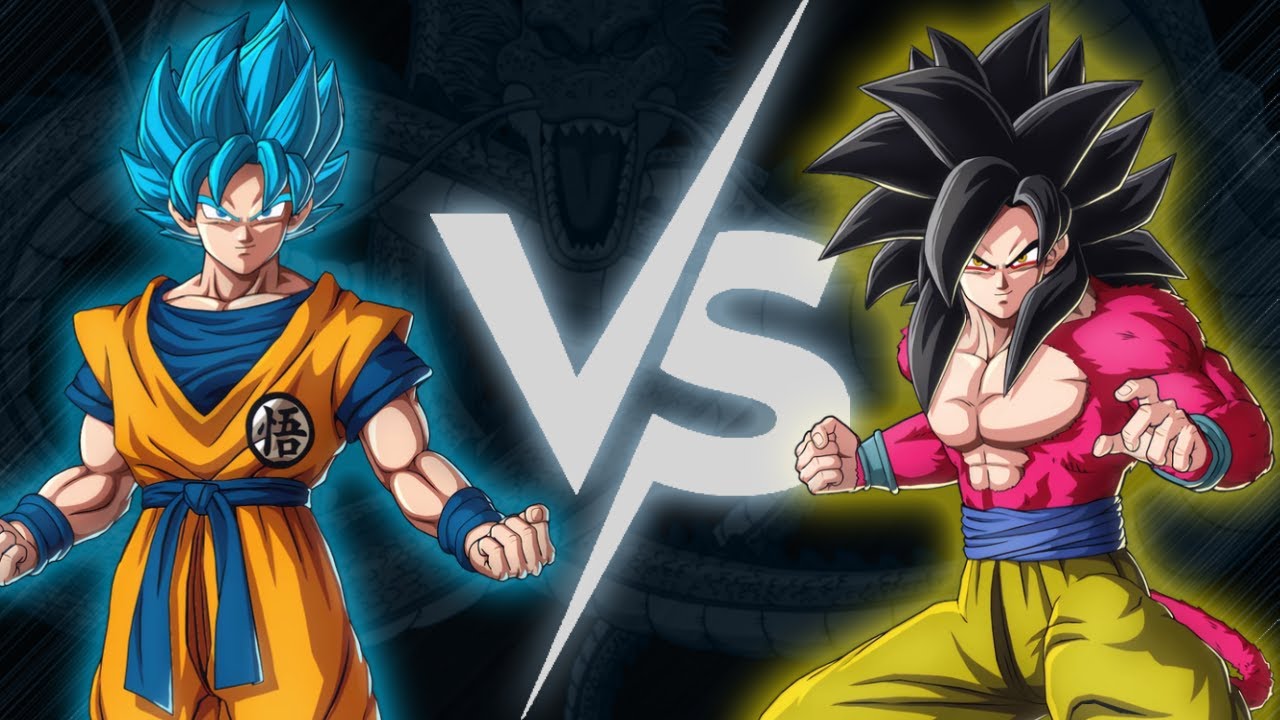 Goku SSGSS kontra Goku SS4 (GT) &ndash; Dragon Ball Sparking! Zero
