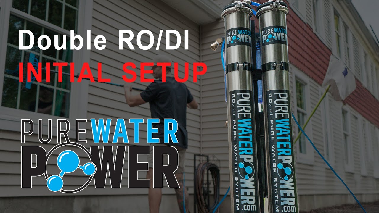 Pure Water Power Double RO/DI System Setup