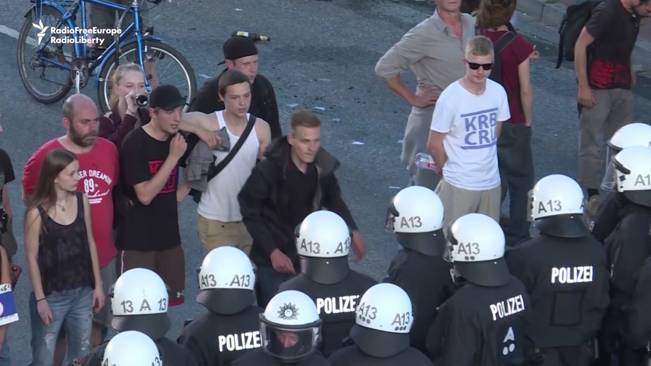 Protests In Hamburg Turn Violent Ahead Of G20 Summit