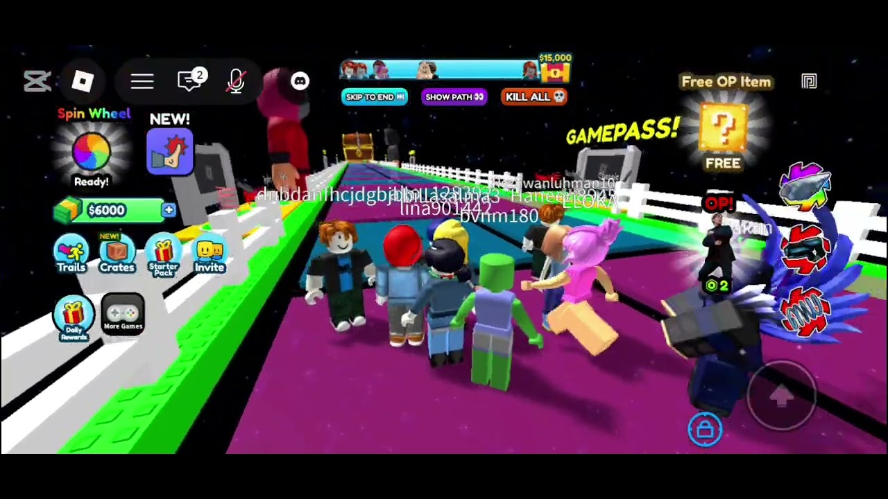 ROBLOX -Squid game completion. Look I won it