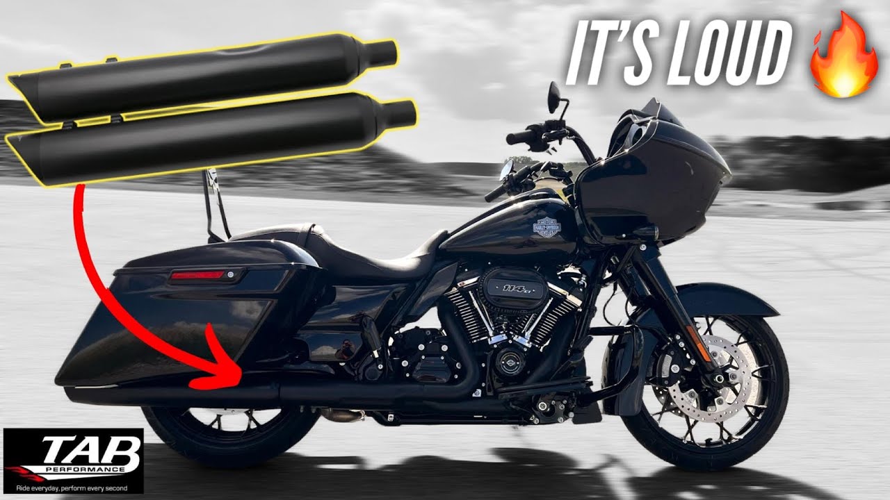 2022 HARLEY ROAD GLIDE TAB PERFORMANCE ZOMBIE vs STOCK EXHAUST- MASSIVE DIFFERENCE!