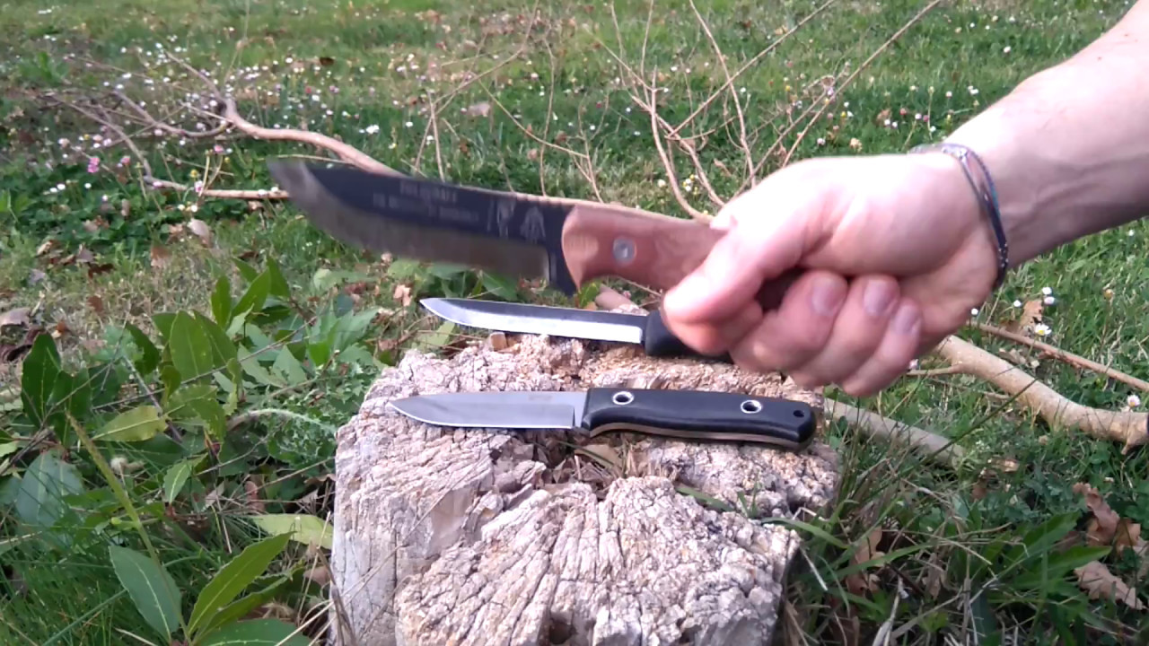 Tops BOB, Terävä Jääkäripuukko 140, TRC Bushcraft test and comparision