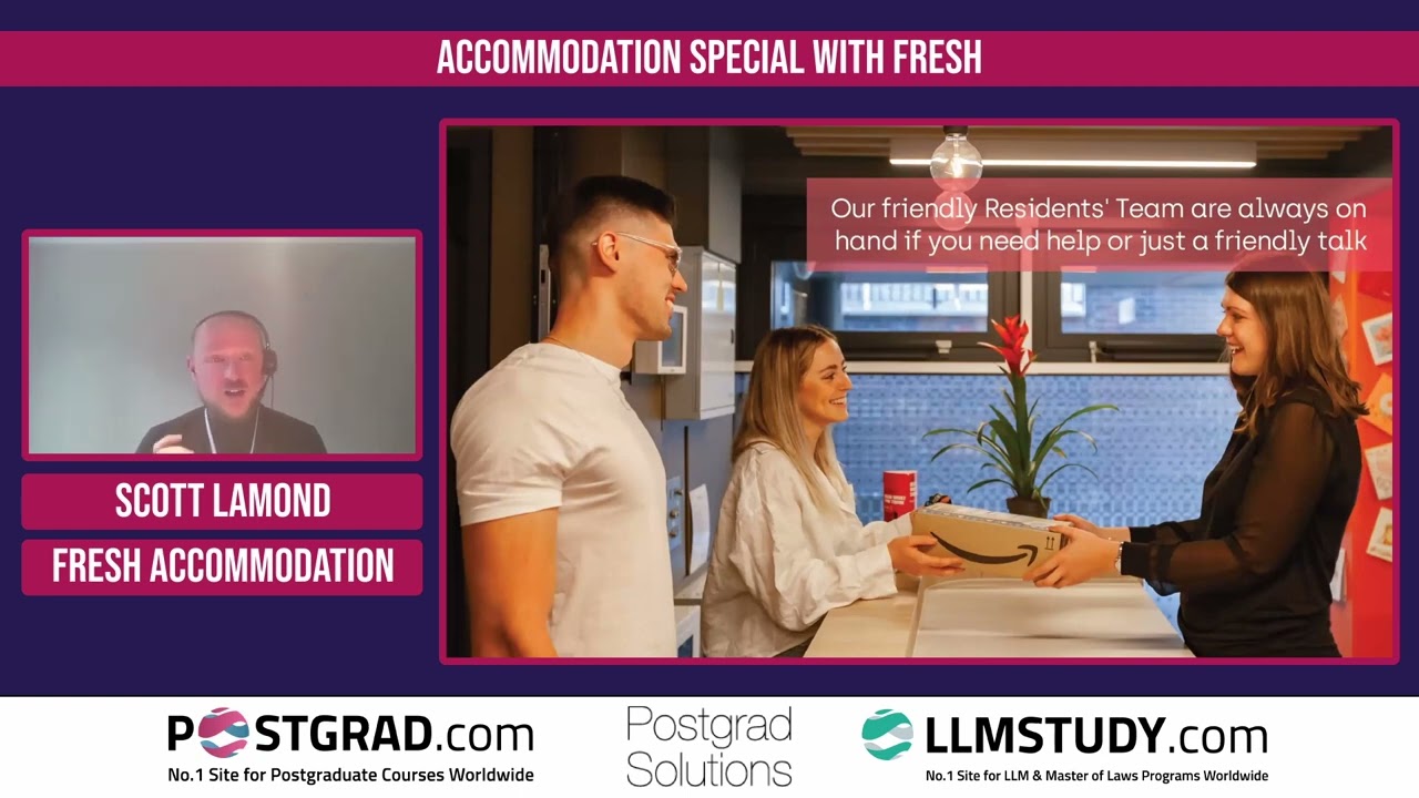 Postgrad Insights: Looking for Accommodation? Fresh living have just the answer!