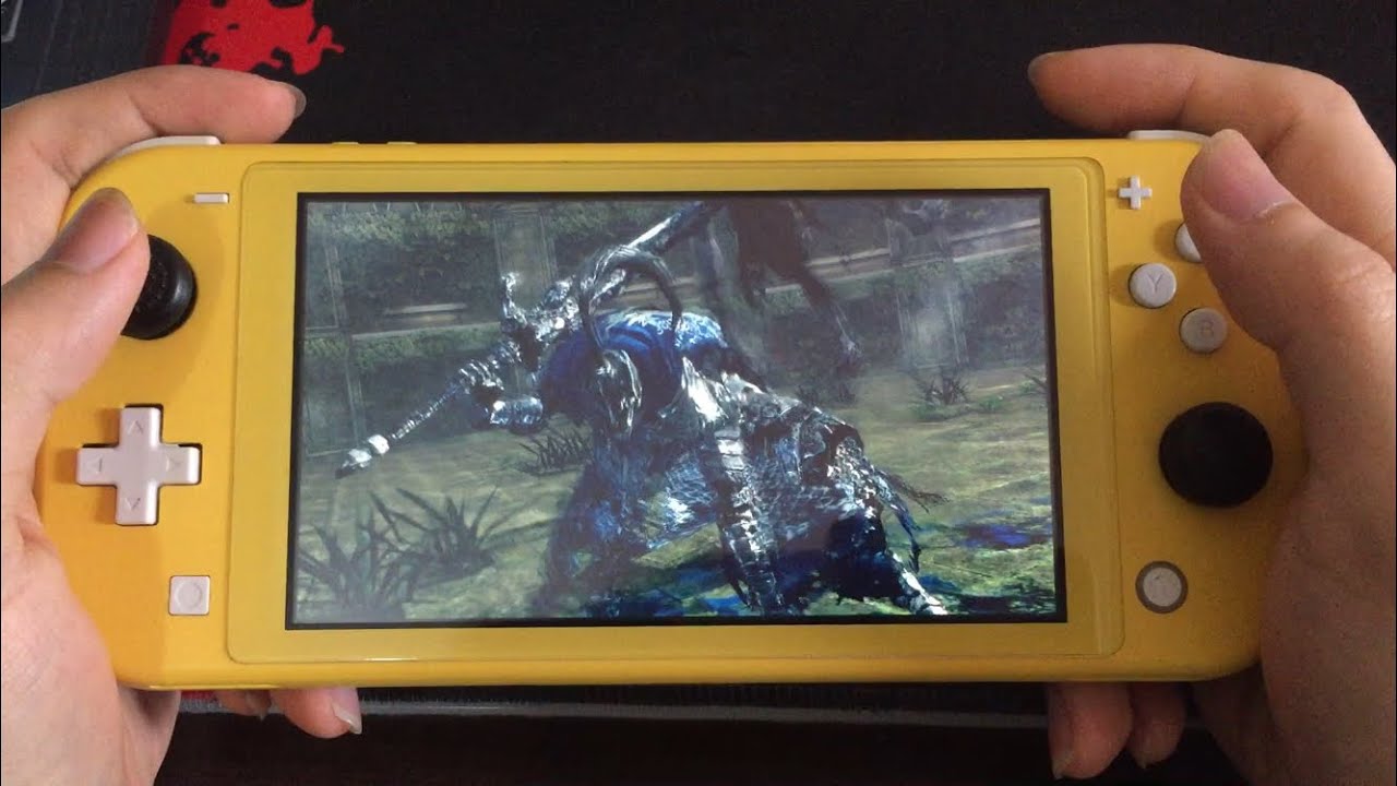 Dark Souls Remastered Knight Artorias Boss Fight Switch Lite