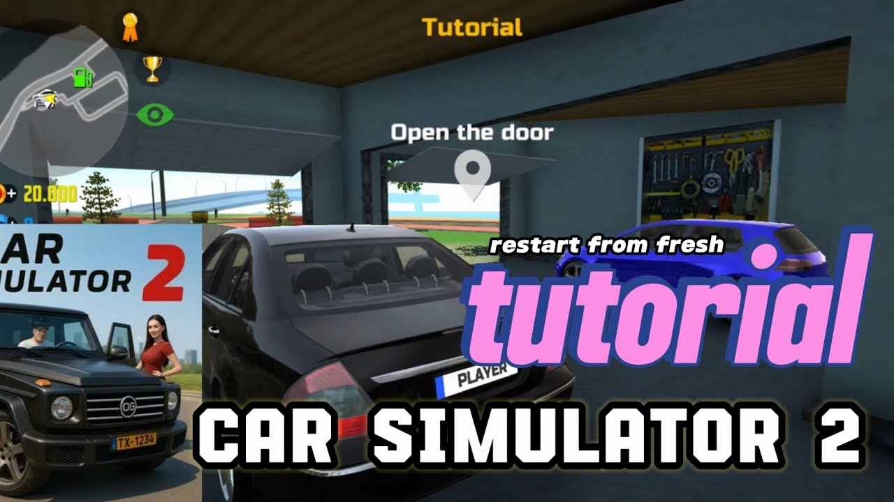 Car simulator 2 tutorial visiting new garage gameplay 
