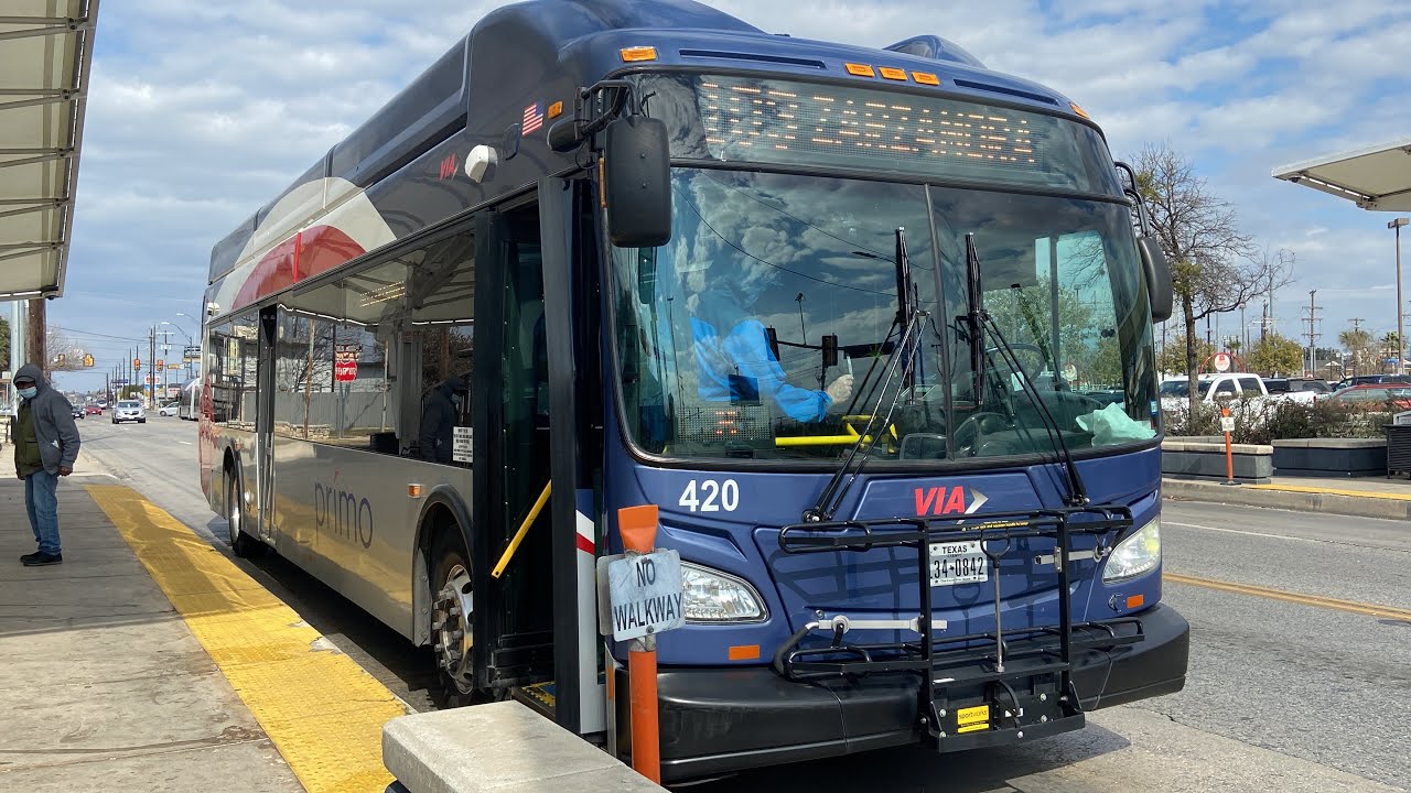 Riding VIA Metropolitan Transit (Route Primo 103) to Mary Louise Station (Valentine’s Special)