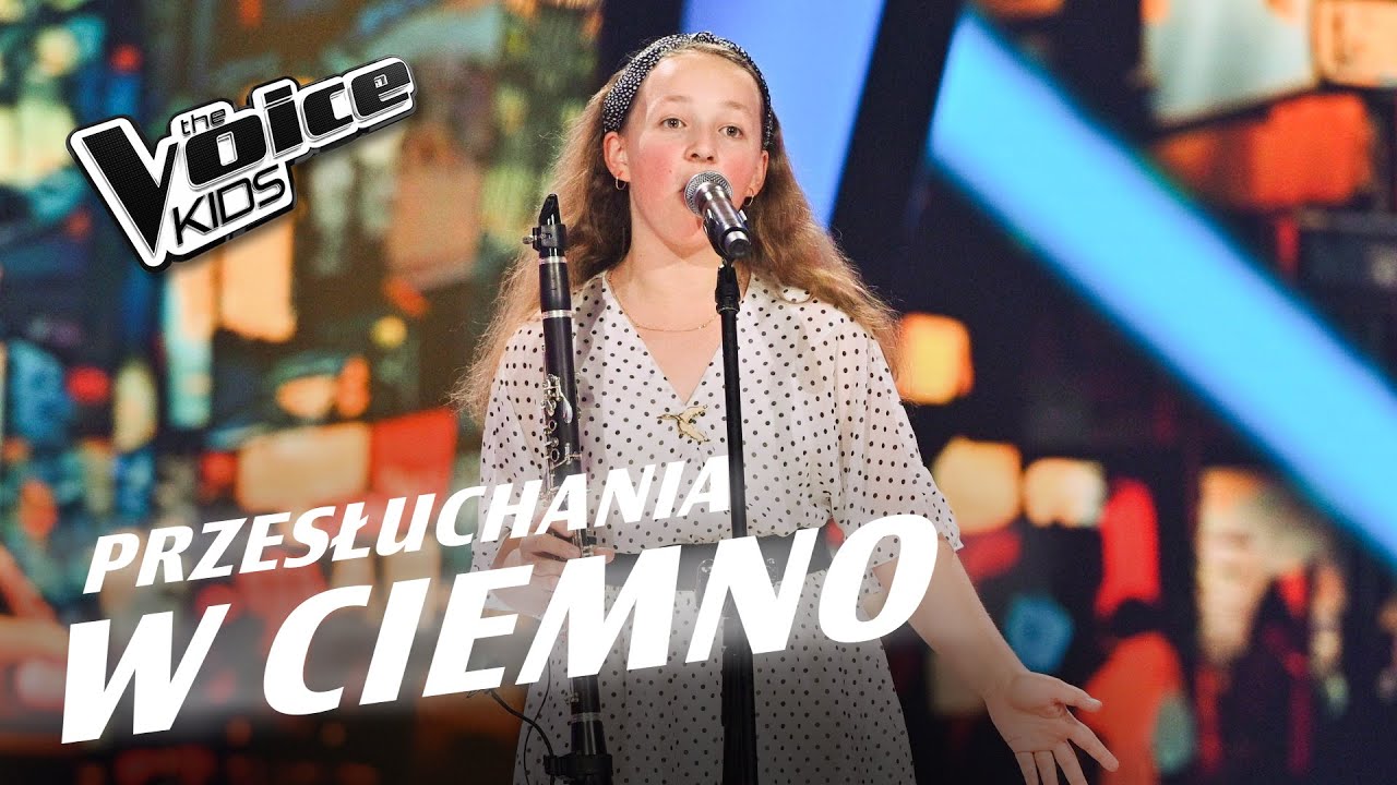Milena Kluczyńska - „Englishman in New York” - Przesłuchania w ciemno | The Voice Kids Poland 7