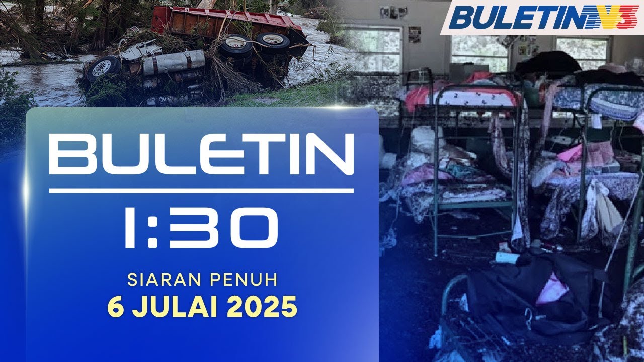 Banjir Di Texas Ragut 50 Nyawa, 27 Kanak-kanak Perempuan Hilang | Buletin 1.30, 6 Julai 2025
