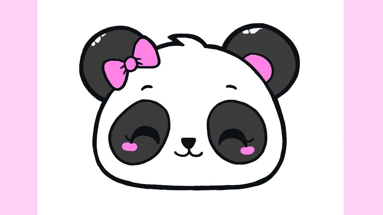 HOW TO DRAW A CUTE PANDA BEAR | EASY STEP BY STEP ❤ Drawing to draw