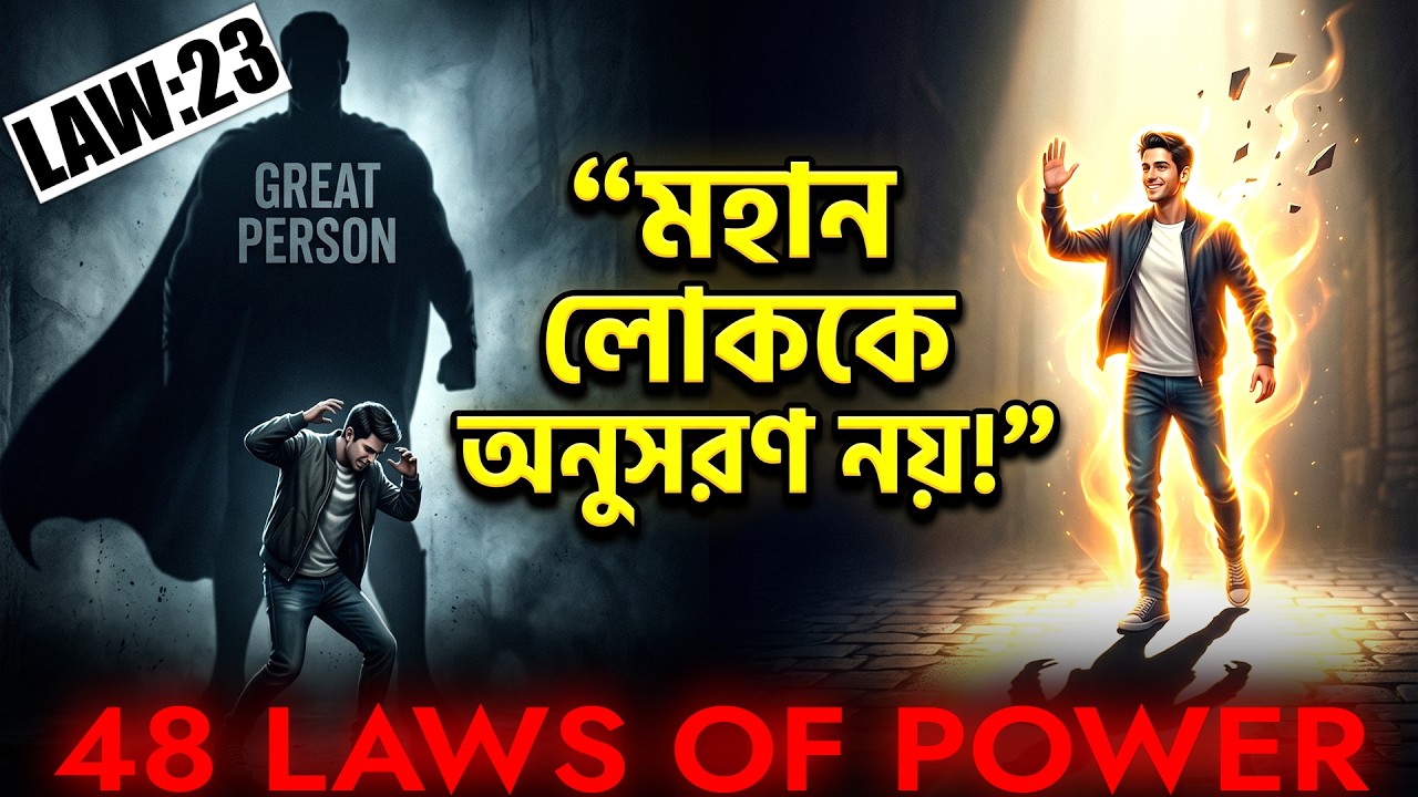 23rd Law of Power | Avoid Stepping Into Great Man's Shoes | 48 Laws of Power Series | Motivation