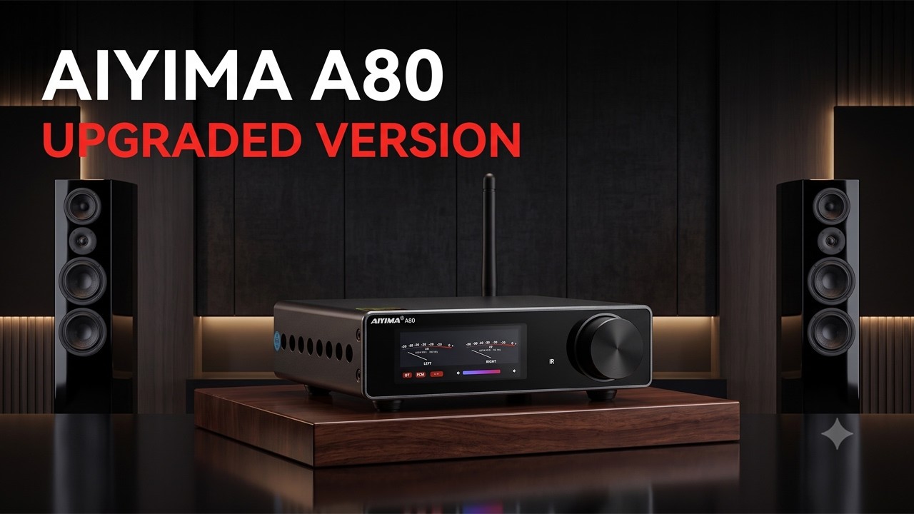 AIYIMA A80 TPA3255 Amplifier &ndash; 300W&times;2 Hi-Res Stereo Amp