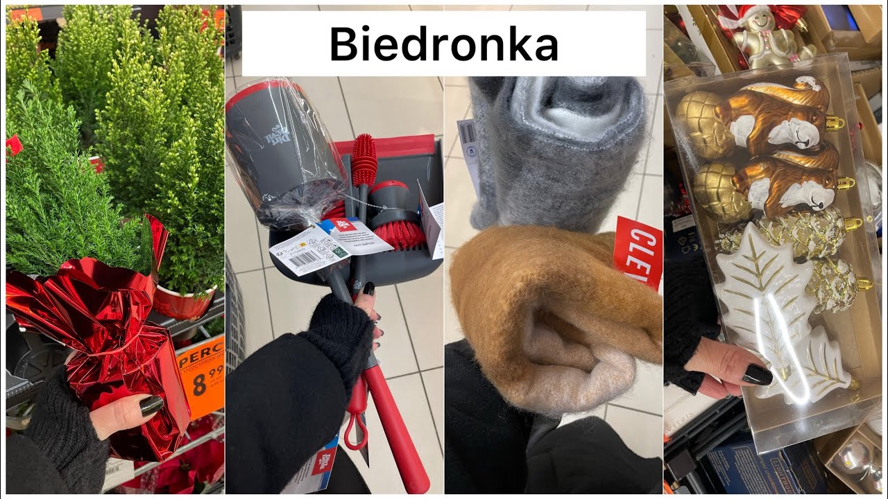 BIEDRONKA CHOINKI DEKORACJE ŚWIĄTECZNE I RESZTA NOWA GAZETKA 