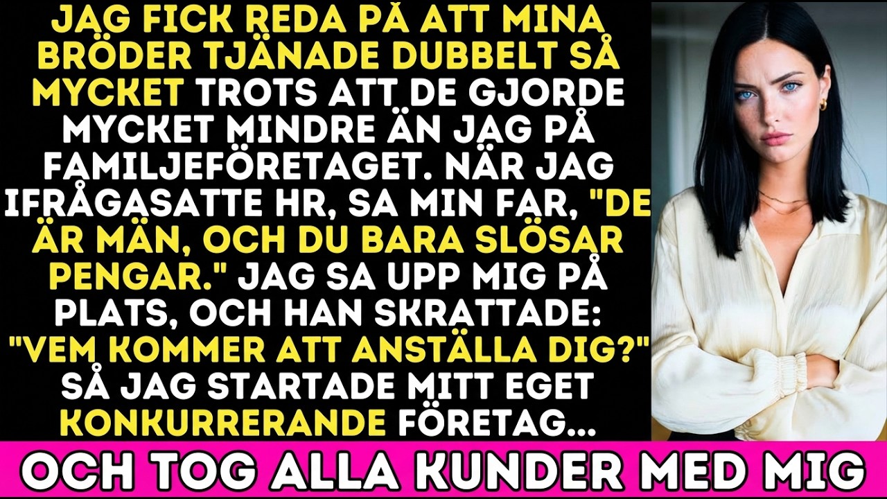 Min pappa rättfärdigade att mina syskon fick mer betalt — jag slutade och han ångrade sig