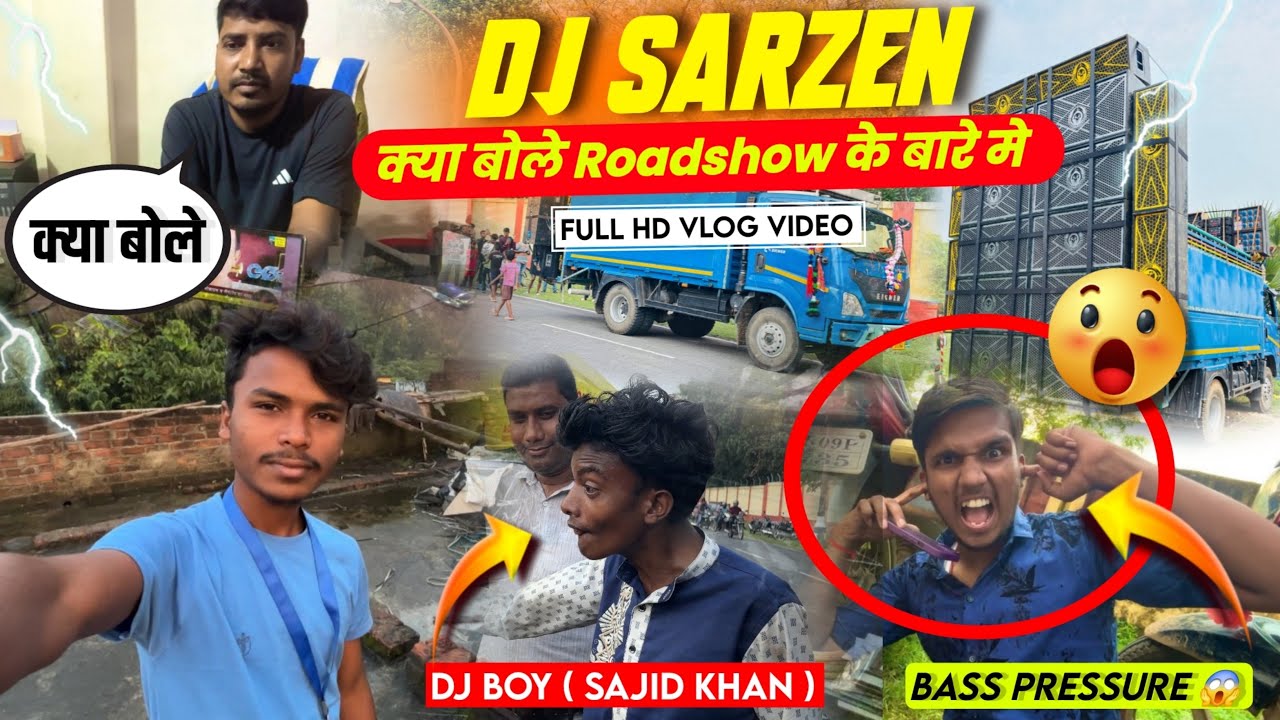 Dj SarZen Odisha से पहले झारखंड में छोटा सा Road Show कर दिया 🔥 New Vlogs Dj SarZen PRODCTION