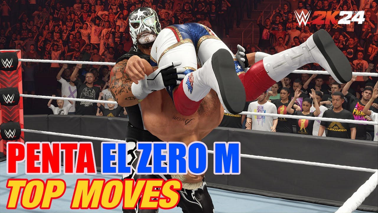 PENTA EL ZERO M TOP MOVES, SIGNATURES, FINISHER | WWE 2K24