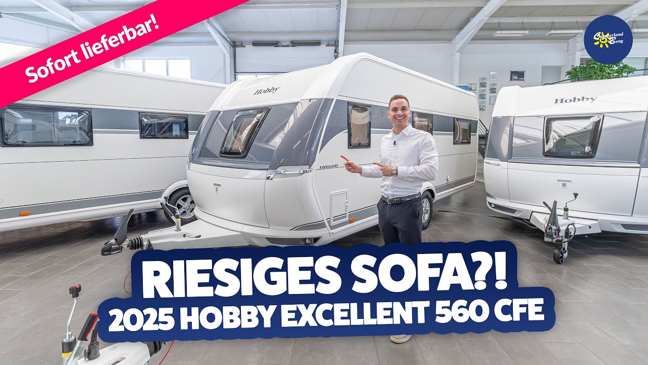 MEGA!😍 2025 Hobby Excellent 560 CFe | Caravan | Test & Kaufberatung - Camperland Bong