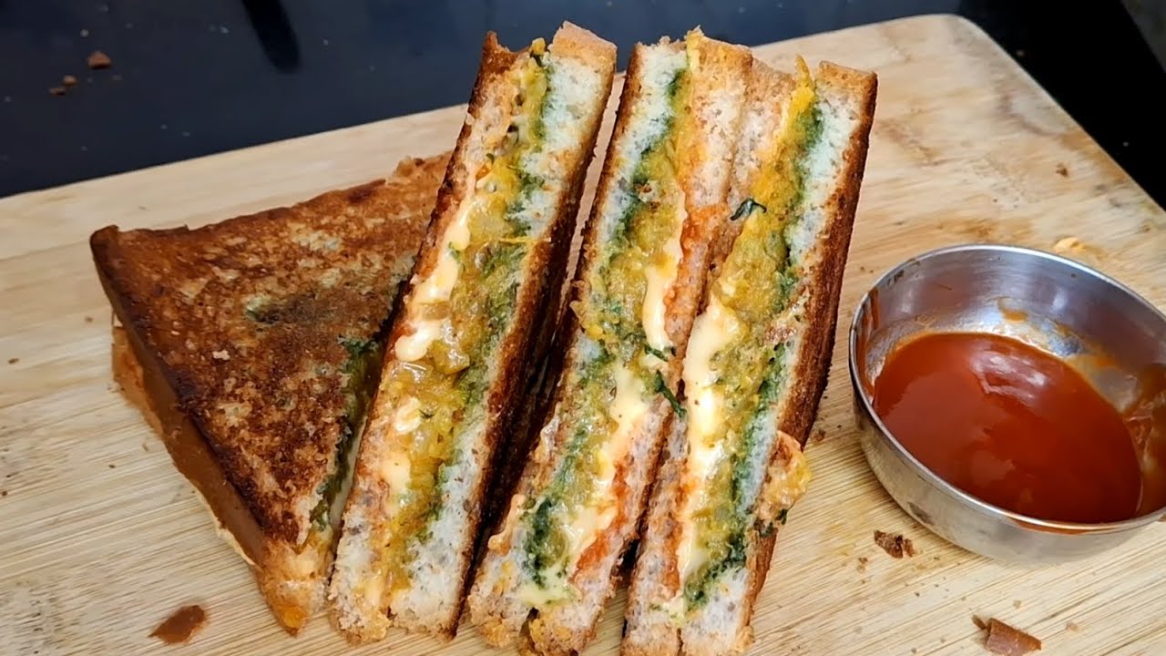 Masala Cheese Sandwich ||Super Crispy and Extremely Crunchy Cheese Sandwich 🥪 recipe 