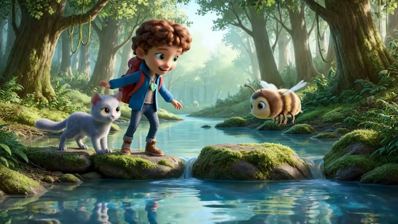 Milo and the Talking Cat: The Secret Door Beneath the Old Oak