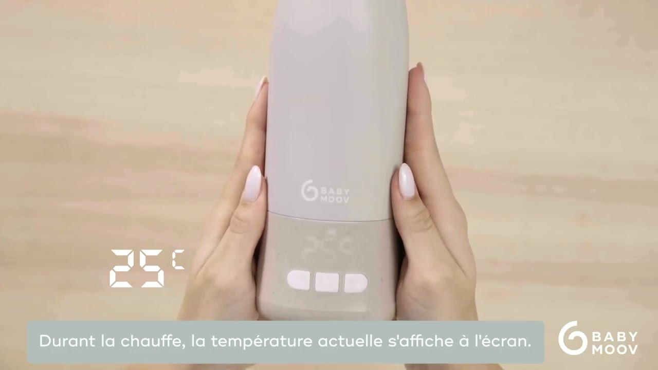 TUTO - Comment connaitre la température demandée lors de la chauffe du Moov & Feed Babymoov ?